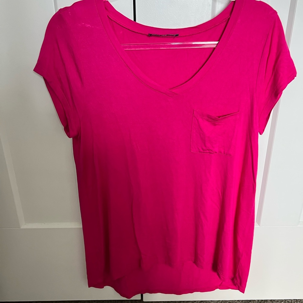 Cable & Gauge Pink Top
